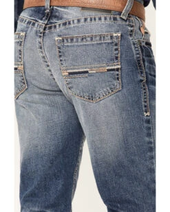 Ariat Men's M4 Dakota Medium Wash Stretch Relaxed Straight Jeans -Aratt Clothing Shop 2000341795 400 P4