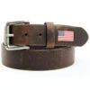 Hawx Men's Brown Leather Flag Tip Belt -Aratt Clothing Shop 2000342005 200 P1