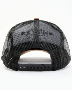 Hawx Men's Dark Brown Logo Graphic Mesh-Back Ball Cap -Aratt Clothing Shop 2000342950 201 P3