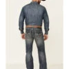 Rock & Roll Denim Men's Pistol Dark Vintage Wash Regular Straight Jeans -Aratt Clothing Shop 2000345012 400 P1