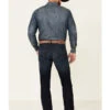 Rock & Roll Denim Men's Hooey Dark Wash Reflex Revolver Slim Straight Jeans -Aratt Clothing Shop 2000345206 400 P1