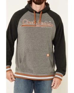 Cinch Men's Vintage Logo Raglan Hooded Sweatshirt -Aratt Clothing Shop 2000345606 020 P3