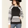 Hooey Women's Southwestern Contrast Hoodie -Aratt Clothing Shop 2000346694 022 P1