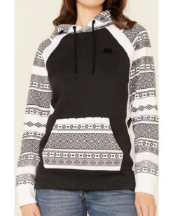 Hooey Women's Southwestern Contrast Hoodie -Aratt Clothing Shop 2000346694 022 P3
