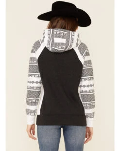 Hooey Women's Southwestern Contrast Hoodie -Aratt Clothing Shop 2000346694 022 P4