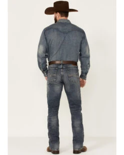 Wrangler 20X Men's No.42 Cayuse Medium Wash Stretch Slim Bootcut Jeans -Aratt Clothing Shop 2000346862 400 P3