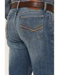 Wrangler 20X Men's No.44 Sierra Medium Wash Stretch Slim Straight Jeans - Long -Aratt Clothing Shop 2000347675 400 P4