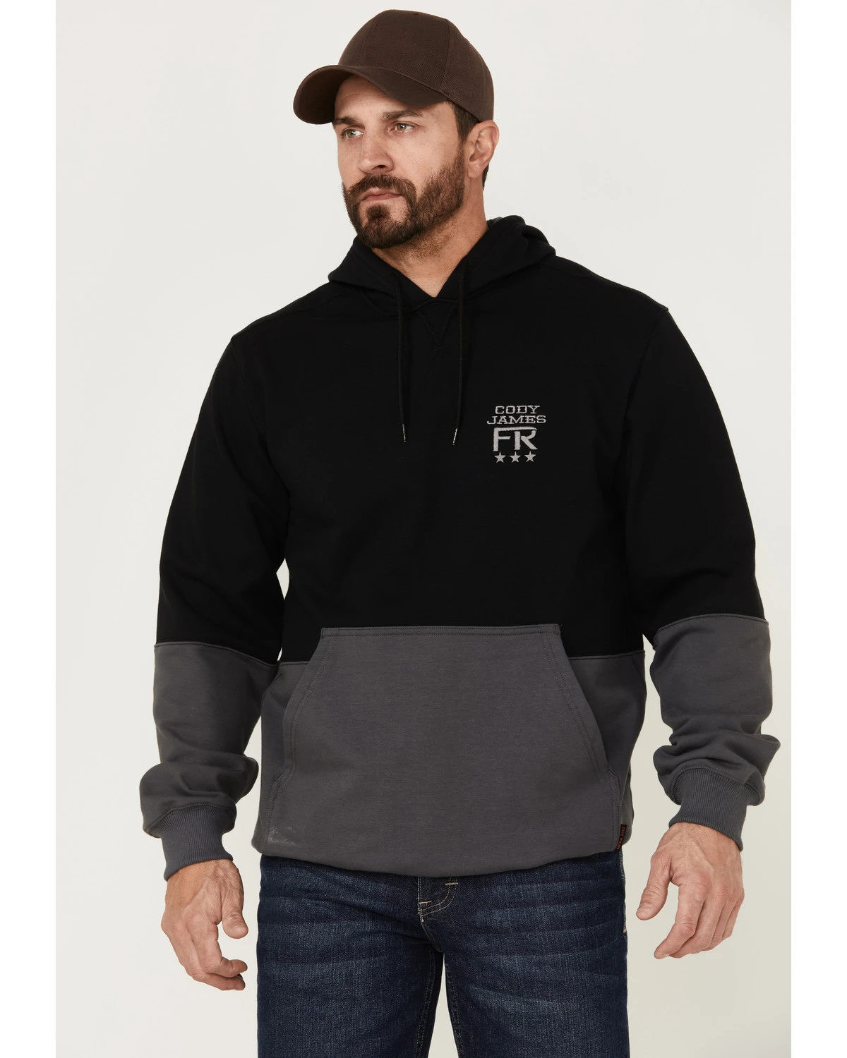 Cody James Men's FR Fleece Solid Hooded Work Sweatshirt 3 Cody James Men's FR Fleece Solid Hooded Work Sweatshirt