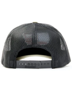 Oil Field Hats Men's Loden & Black American Flag US Patch Mesh-Back Ball Cap -Aratt Clothing Shop 2000350292 341 P3