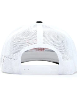 Oil Field Hats Men's Black & White American Flag US Patch Mesh-Back Ball Cap -Aratt Clothing Shop 2000350293 001 P3