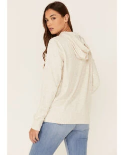 Wrangler Women's Multi Stacked Logo Shirttail Pullover Hoodie -Aratt Clothing Shop 2000350345 104 P3