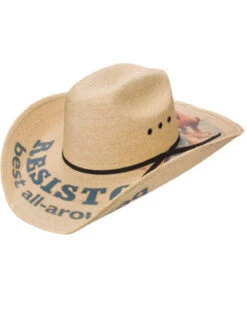 Resistol Youth Natural Best All Around Straw Western Hat