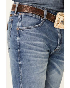 Wrangler Retro Green Men's Sienna Medium Wash Stretch Slim Bootcut Jeans 7 Wrangler Retro Green Men's Sienna Medium Wash Stretch Slim Bootcut Jeans -Aratt Clothing Shop 2000350745 400 P2