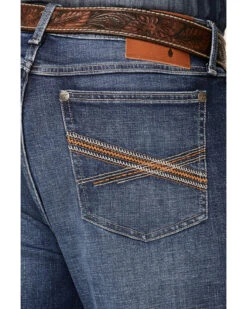 Wrangler 20X Men's Cynn Dark Wash Vintage Stretch Slim Bootcut Jeans -Aratt Clothing Shop 2000351006 400 P3