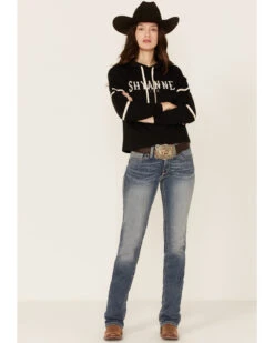 Shyanne Life Women's Cropped Embroidered Hoodie - Black -Aratt Clothing Shop 2000351314 001 P4