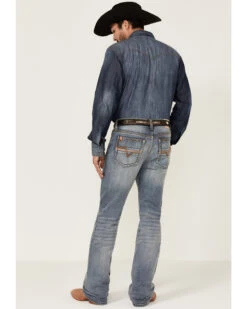 Cody James Core Men's Bear Down Light Wash Stretch Slim Bootcut Jeans -Aratt Clothing Shop 2000351786 400 P3