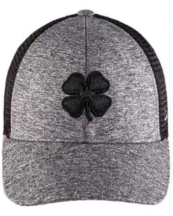 Black Clover Men's Logo Mesh-Back Fitted Ball Cap