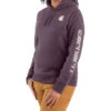 Carhartt Women's Relaxed Fit Heather Logo Sleeve Graphic Work Hoodie -Aratt Clothing Shop 2000352813 500 P1