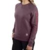 Carhartt Women's Relaxed Fit Midweight Crewneck Block Logo Sleeve Graphic Sweatshirt -Aratt Clothing Shop 2000353049 500 P1