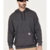 Carhartt Men's FR Force Midweight Sleeve Logo Hooded Work Sweatshirt -Aratt Clothing Shop 2000353061 001 P1