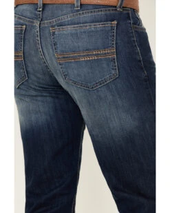 Cinch Men's Silver Label Medium Stonewash Performance Stretch Slim Straight Jeans -Aratt Clothing Shop 2000355892 402 P4