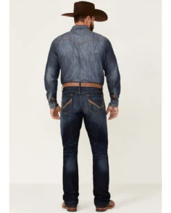 Cinch Men's Ian Dark Stonewash Rigid Slim Bootcut Jeans -Aratt Clothing Shop 2000355909 402 P3