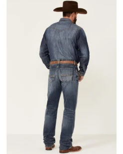 Cinch Men's White Label Medium Stonewash Performance Stretch Relaxed Straight Jeans -Aratt Clothing Shop 2000355910 402 P3