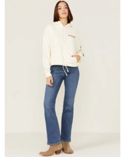 Wrangler Women's Logo Cropped Hoodie 9 Wrangler Women's Logo Cropped Hoodie -Aratt Clothing Shop 2000358083 100 P4