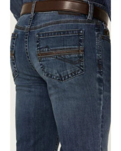 RANK 45 Men's Shotgun Wash Stackable Slim Straight Stretch Performance Jeans -Aratt Clothing Shop 2000359243 415 P4