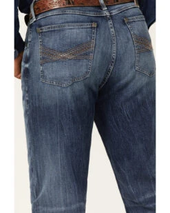 Wrangler 20X Men's Hanford Medium Wash Stretch Extreme Relaxed Straight Jeans 9 Wrangler 20X Men's Hanford Medium Wash Stretch Extreme Relaxed Straight Jeans -Aratt Clothing Shop 2000359712 414 P4