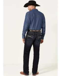 Wrangler 20X Men's Cobalt Dark Wash Stretch Slim Straight Jeans -Aratt Clothing Shop 2000359713 416 P3