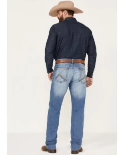Rock 47 By Wrangler Men's Barlow Light Wash Slim Straight Jeans -Aratt Clothing Shop 2000359726 412 P3