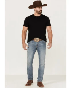 Rock & Roll Denim Men's Rifle Stretch Regular Skinny Jeans -Aratt Clothing Shop 2000360319 400 P3