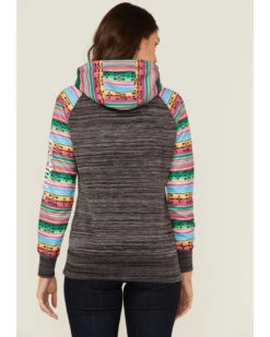 Hooey Women's Saldo Southwestern Space Dye Hoodie -Aratt Clothing Shop 2000360946 022 P4