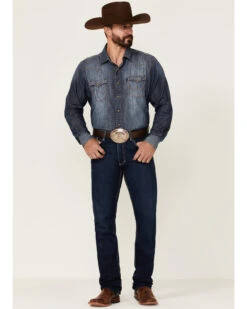 Kimes Ranch Men's Thomas Dark Wash Straight Bootcut Riding Jeans
