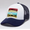 Kimes Ranch Men's Navy Block Party Printed Logo Mesh-Back Trucker Cap -Aratt Clothing Shop 2000364684 410 P1