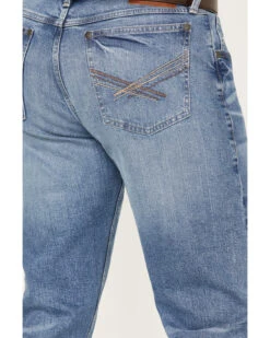 20X Wrangler Men's Mexia Light Wash Vintage Bootcut Stretch Denim Jeans 9 20X Wrangler Men's Mexia Light Wash Vintage Bootcut Stretch Denim Jeans -Aratt Clothing Shop 2000365074 412 P4