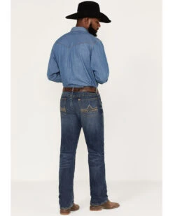 Rock 47 By Wrangler Cornflower Medium Dark Wash Stretch Slim Straight Jeans -Aratt Clothing Shop 2000365078 415 P3