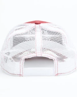 Moonshine Spirit Men's Red Horseshoe Embroidered Mesh-Back Ball Cap -Aratt Clothing Shop 2000365163 600 P3