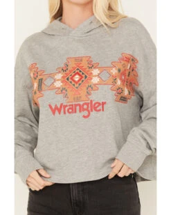 Wrangler Retro Women's Southwestern Print Cropped Hoodie -Aratt Clothing Shop 2000365325 070 P3