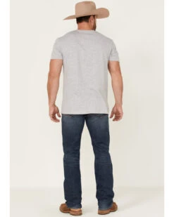 Moonshine Spirit Men's Corral Dust Medium Dark Wash Stretch Slim Straight Jeans -Aratt Clothing Shop 2000365378 415 P3