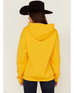 Paramount Network's Yellowstone Women's Yellowstone Lone Cowboy Mustard Graphic Hoodie -Aratt Clothing Shop 2000365391 702 P4