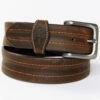 Hawx Men's Medium Brown Textured Leather Belt -Aratt Clothing Shop 2000366770 210 P1