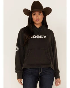 Hooey Women's Logo Graphic Boxy Hoodie
