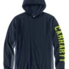 Carhartt Men's Force Relaxed Fit Midweight Long Sleeve Logo Graphic Hooded Work Shirt