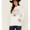 Goodie Two Sleeves Women's You Had Me At Howdy White Graphic Hoodie -Aratt Clothing Shop 2000371376 100 P1