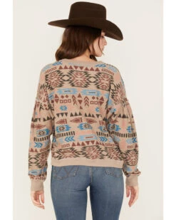Ariat Women's Rainbow Vista Southwestern Sweatshirt -Aratt Clothing Shop 2000371897 200 P4
