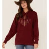 Ariat Women's R.E.A.L. Southwestern Beartooth Logo Graphic Hoodie -Aratt Clothing Shop 2000371901 600 P1