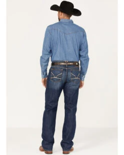 Ariat Men's M2 Prescott Kerwin Dark Wash Relaxed Stackable Bootcut Jeans -Aratt Clothing Shop 2000371947 400 P4