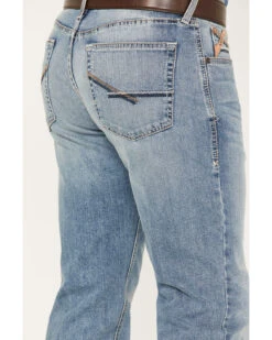 Ariat Men's M4 Orleans Abel Light Wash Stretch Relaxed Straight Jeans 9 Ariat Men's M4 Orleans Abel Light Wash Stretch Relaxed Straight Jeans -Aratt Clothing Shop 2000371951 400 P4